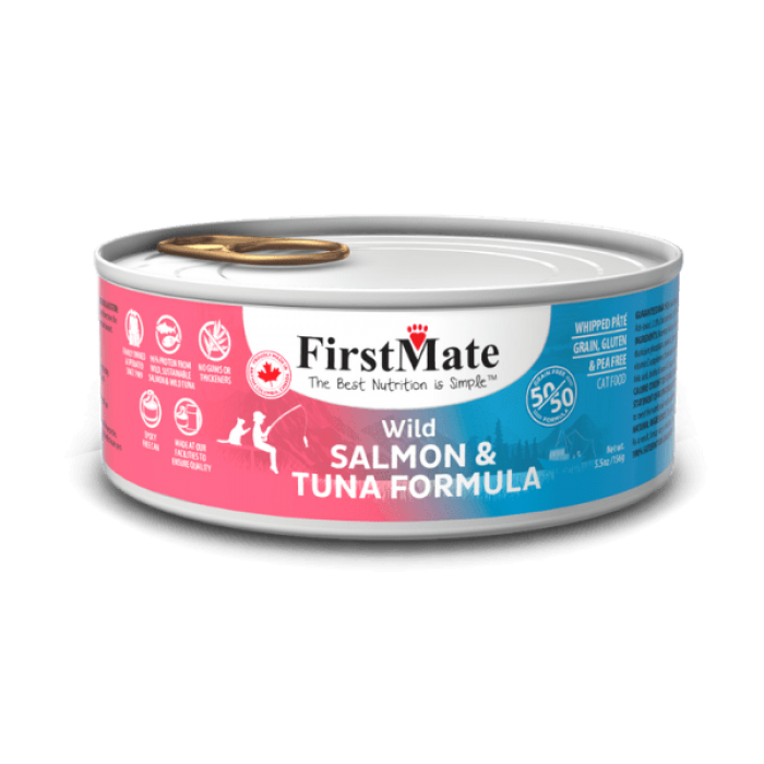 Firstmate Conserve chat Saumon & Thon 156g Firstmate Conserve chat Saumon & Thon 156g