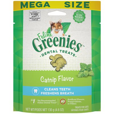 Féline Greenies Dentaire herbe à chat 130 g (MEGA)