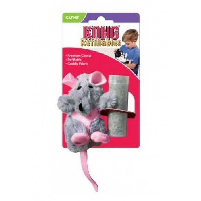 Kong Jouet chat Rat avec herbe a chat Kong Jouet chat Rat avec herbe a chat