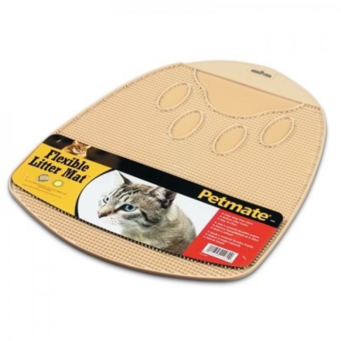 PETMATE Tapis a litière Flexible (Beige ou Gris) PETMATE Tapis a litière Flexible (Beige ou Gris)