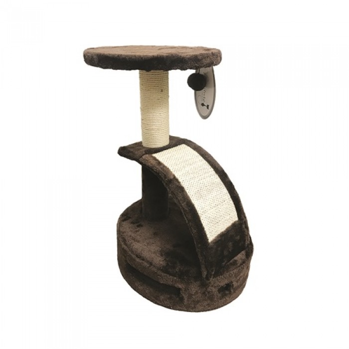 BURGHAM Poteau a Chat avec Rampe 20.5" BURGHAM Poteau a Chat avec Rampe 20.5"