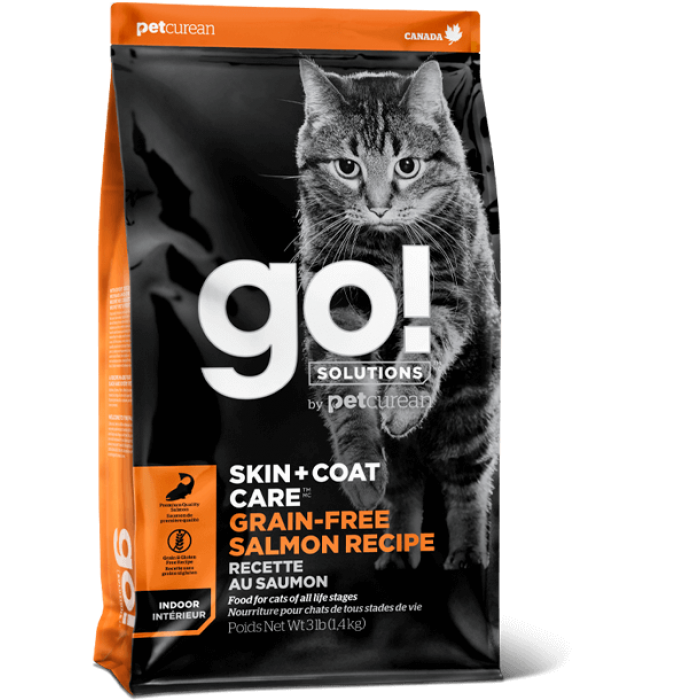 GO! Petcurean Chat Sans Grains saumon 7 kg / 16 lbs GO! Petcurean Chat Sans Grains saumon 7 kg / 16 lbs