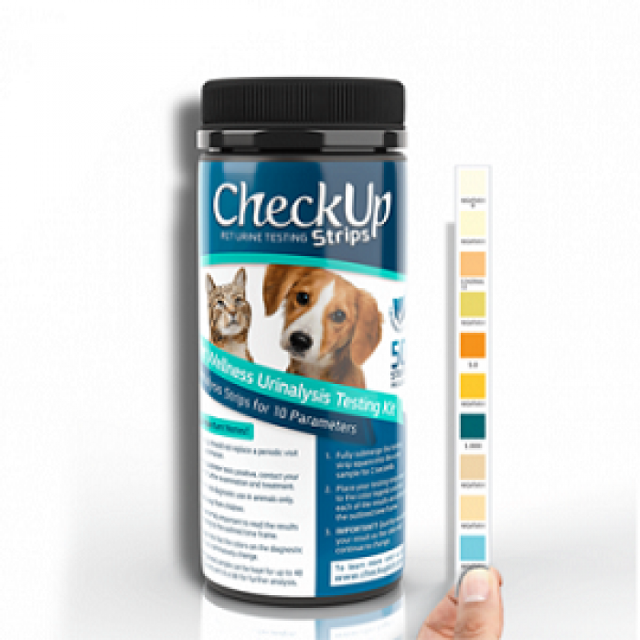 Check up Test d'Urine Pour Chat & Chien 10 en 1 (50 bandes) Check up Test d'Urine Pour Chat & Chien 10 en 1 (50 bandes)
