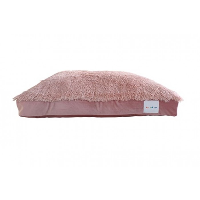 KORT & CO Coussin Faux Fur Rose 44x36" KORT & CO Coussin Faux Fur Rose 44x36"