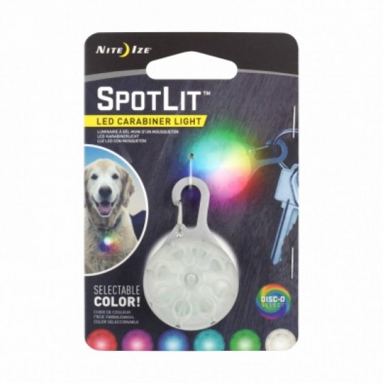 NITE IZE Spotlit Lumière LED Multicolore  pour collier