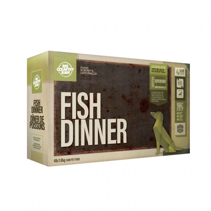 Big Country Raw Diner de Poisson Boite de 4 x 1 lb Big Country Raw Diner de Poisson Boite de 4 x 1 lb
