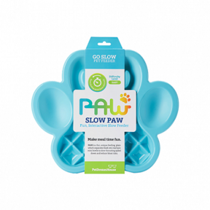 Petdreamhouse Paw Bol ralentissement Bleu Petdreamhouse Paw Bol ralentissement Bleu