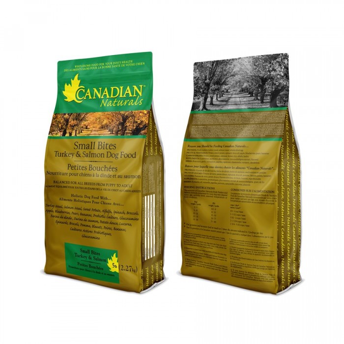 Canadian Naturals Chien Petites Bouchées Dinde & Saumon 13.6 kg / 30 lbs Canadian Naturals Chien Petites Bouchées Dinde & Saumon 13.6 kg / 30 lbs