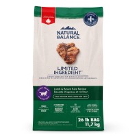 Natural Balance Chien Agneau & Riz Grande Race Sans Céréales 10.8kg / 26 lbs Natural Balance Chien Agneau & Riz Grande Race Sans Céréales 10.8kg / 26 lbs