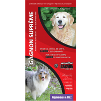 Gagnon Suprême chien Agneau & Riz 6 kg / 13.2 lbs Gagnon Suprême chien Agneau & Riz 6 kg / 13.2 lbs