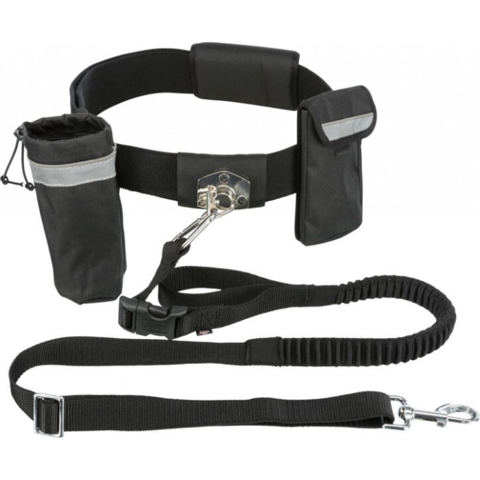 TRIXIE Ceinture Ventrale avec Laisse Bungee et Poches TRIXIE Ceinture Ventrale avec Laisse Bungee et Poches