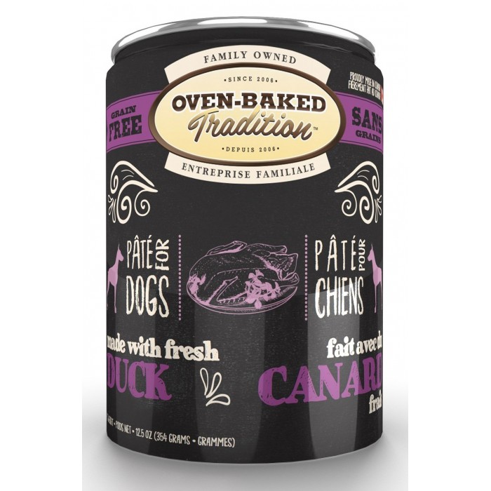 Conserve Chien Oven Baked Pâté Canard 12.5oz Conserve Chien Oven Baked Pâté Canard 12.5oz