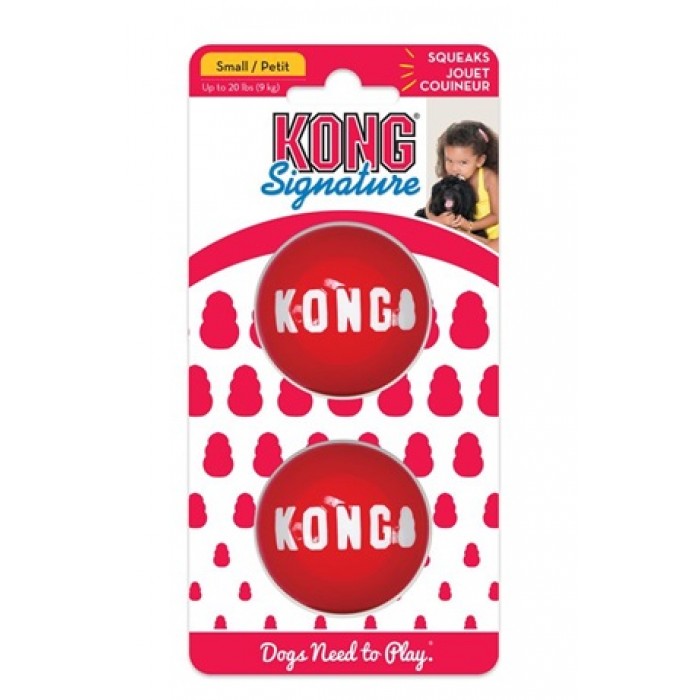 KONG Balle Signature Petite Pq/2 KONG Balle Signature Petite Pq/2