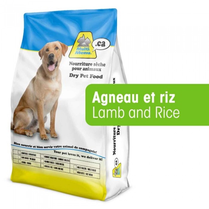 MULTI MENU Chien Agneau & Riz 8 kg MULTI MENU Chien Agneau & Riz 8 kg