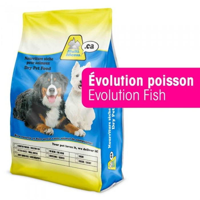 MULTI MENU Chien Evolution Poisson 15 kg MULTI MENU Chien Evolution Poisson 15 kg