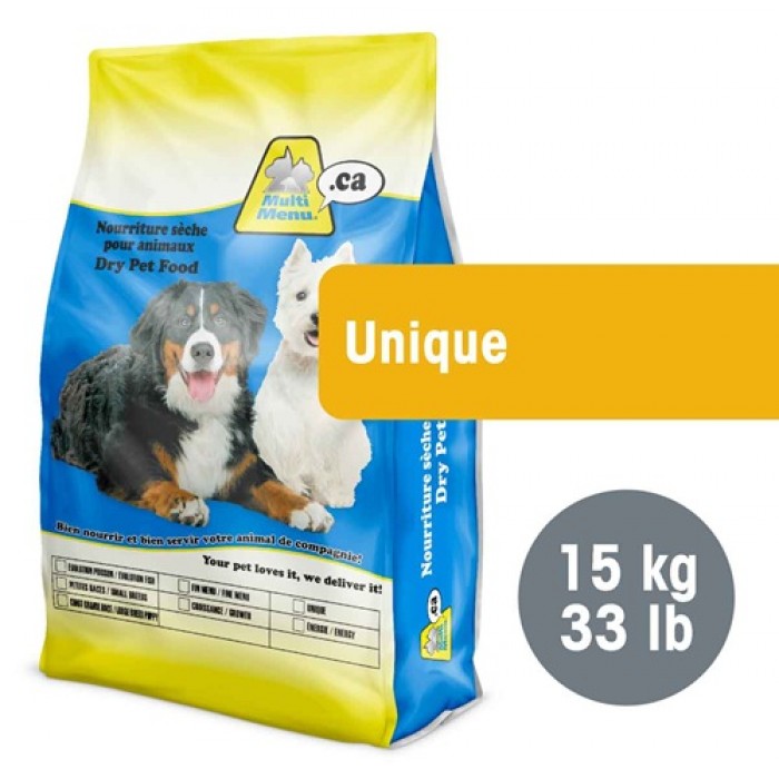 MULTI MENU Chien Unique 15 kg MULTI MENU Chien Unique 15 kg
