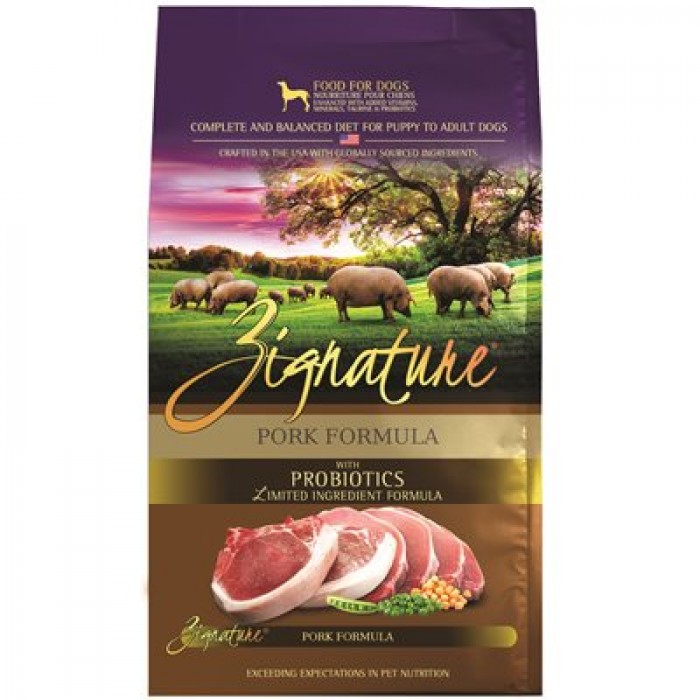 Zignature Ingrédients Limités Porc 11.36 kg Zignature Ingrédients Limités Porc 11.36 kg