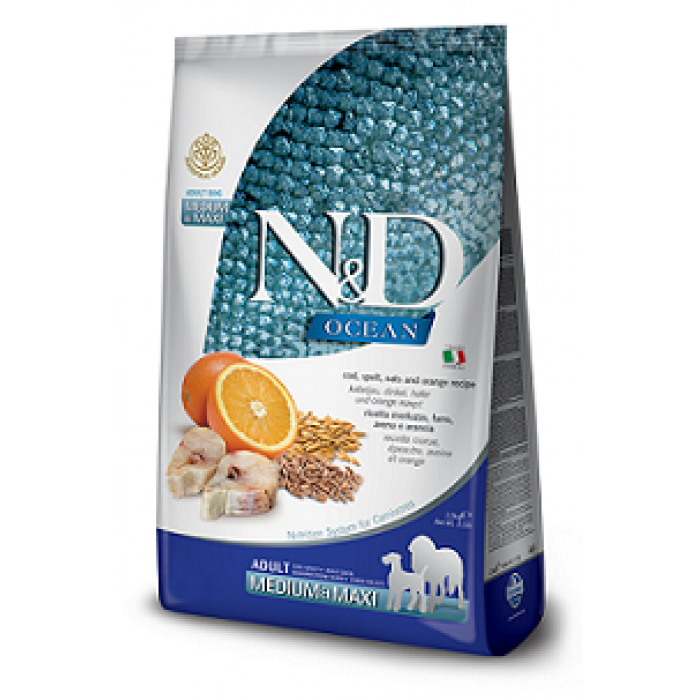 Farmina N&D Ocean Chien Grains Morue 12 kg Farmina N&D Ocean Chien Grains Morue 12 kg