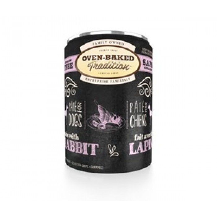Conserve Chien Oven Baked Pâté Lapin 12.5oz Conserve Chien Oven Baked Pâté Lapin 12.5oz