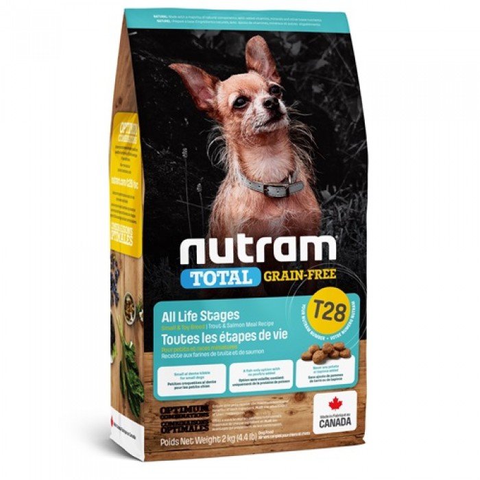 NUTRAM (T-28) Chien Petite Race Saumon/Truite 2kg NUTRAM (T-28) Chien Petite Race Saumon/Truite 2kg