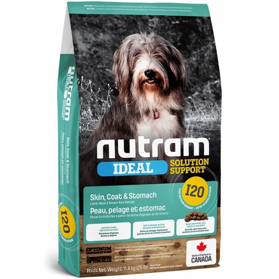 Nutram (I-20) chien sensible (Peau, Pelage & Estomac)  2 kg  