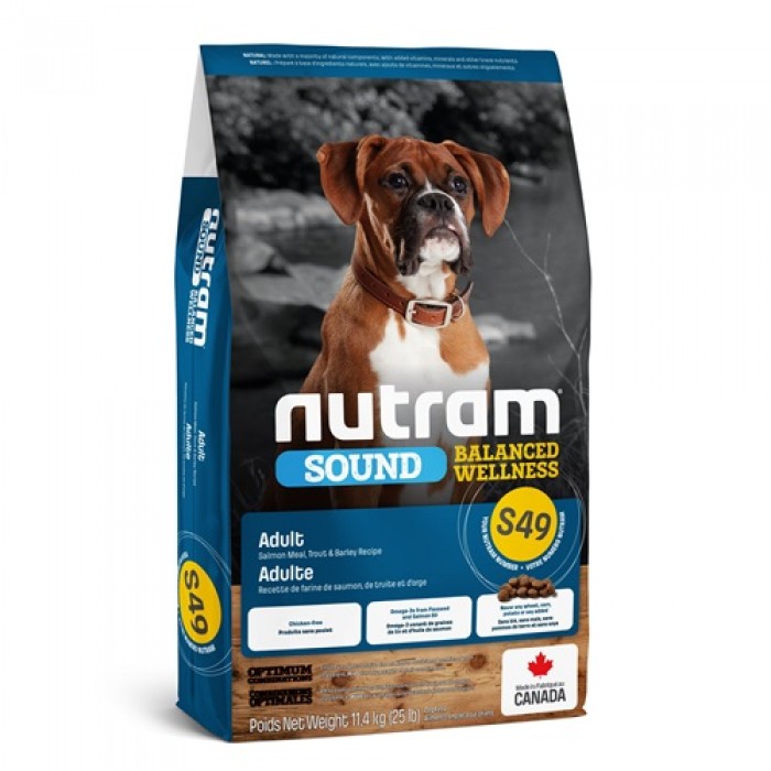 NUTRAM (S-49) Chien Saumon & Truite 11.4k NUTRAM (S-49) Chien Saumon & Truite 11.4k