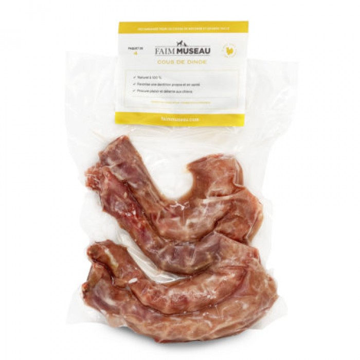 Faim Museau Cru Cou de Dinde pq/4 Faim Museau Cru Cou de Dinde pq/4