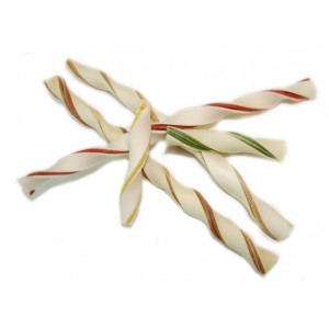 Cuir Torsade trio Twist Menthe 13" (Blanc & Vert) Unité Cuir Torsade trio Twist Menthe 13" (Blanc & Vert) Unité
