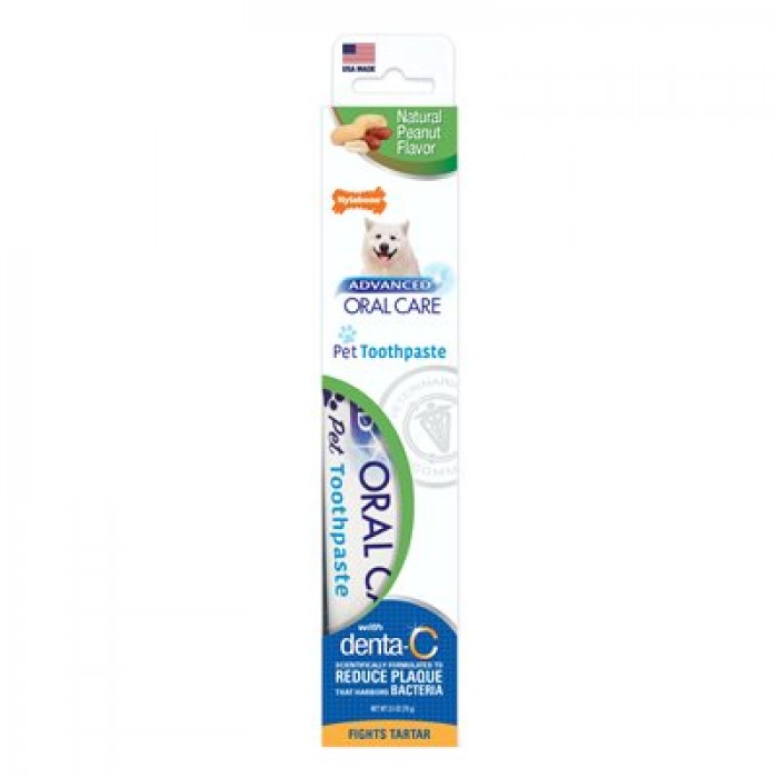 Nylabone Pate a dent chien denta-C Beurre d'Arachide 70g  