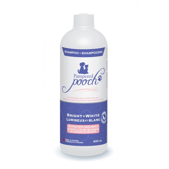 Pampered Pooch Shampooing Blanc 400 ml 