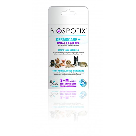 Biogance Biospotix Dermacare + gouttes petit chien ( - de 44 lbs)