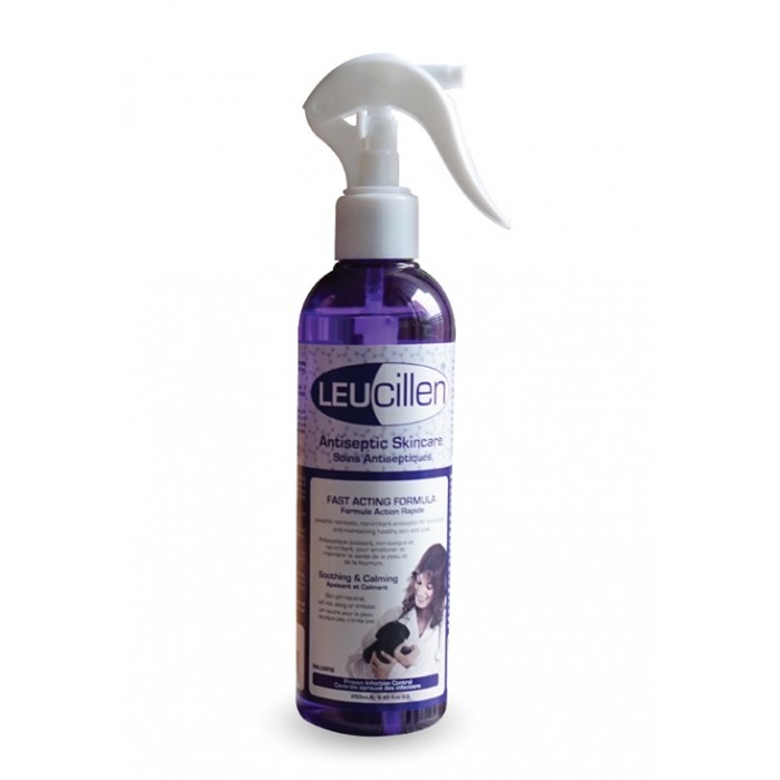 Leucillen Antiseptique pour pelage d'animaux 250 ml Leucillen Antiseptique pour pelage d'animaux 250 ml