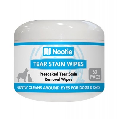 Nootie Tear stain wipes 60 pads  