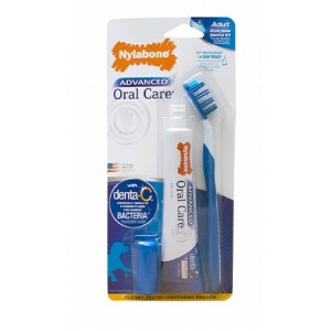 NYLABONE Kit Dental Chien Brosse + Pate à Dent NYLABONE Kit Dental Chien Brosse + Pate à Dent
