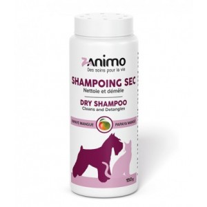 ZANIMO Shampoing Sec - Papaye-Mangue 150gr ZANIMO Shampoing Sec - Papaye-Mangue 150gr