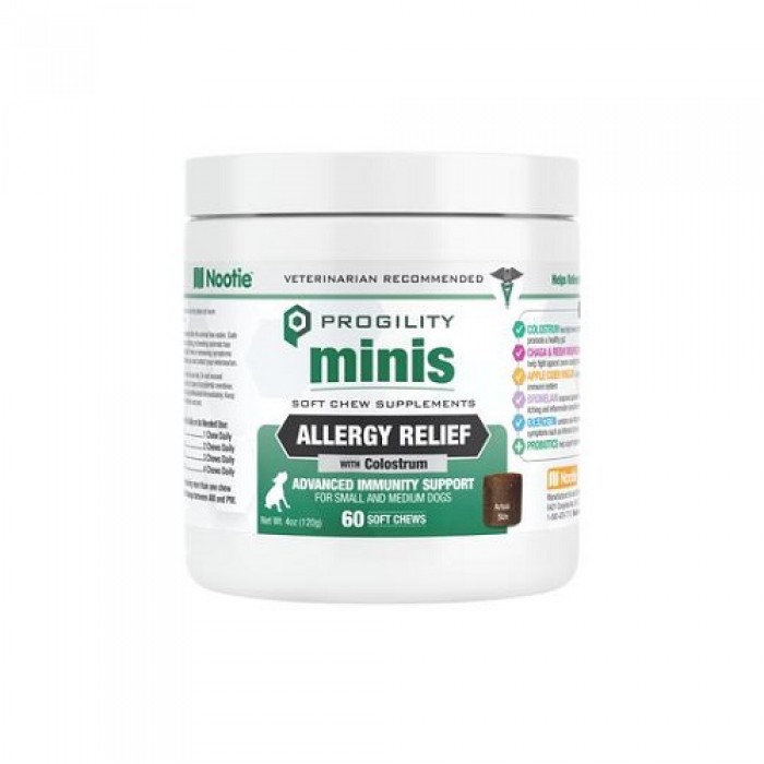 PROGILITY Supplément Allergies Saisonnières Mini (60 gâteries) PROGILITY Supplément Allergies Saisonnières Mini (60 gâteries)
