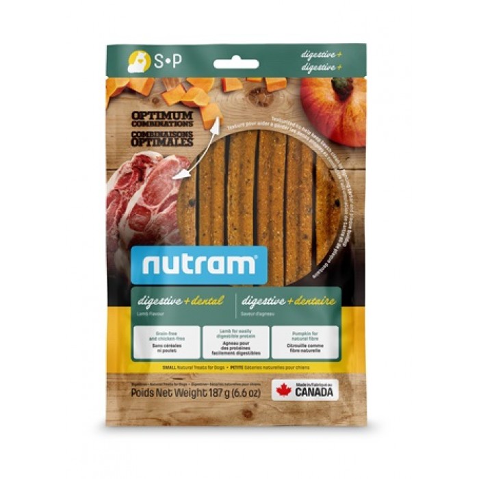 NUTRAM Digestive+ Dentaire Agneau Small 187g NUTRAM Digestive+ Dentaire Agneau Small 187g