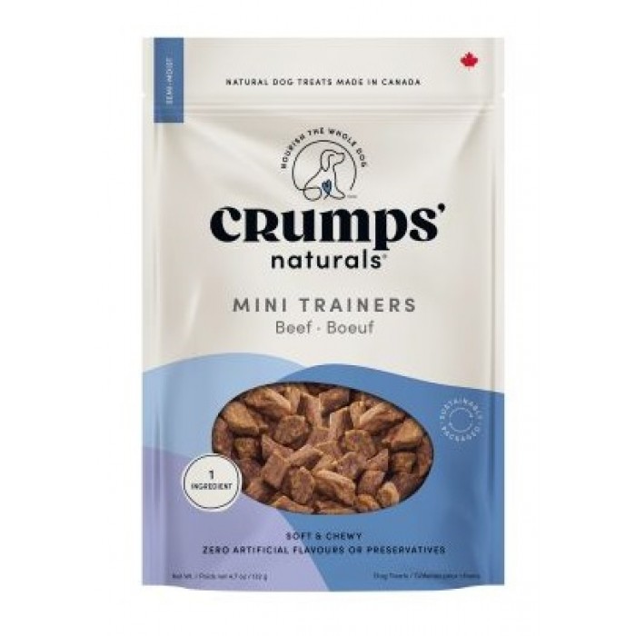 CRUMPS Mini-Bouchees Semi-Humide Boeuf 132g CRUMPS Mini-Bouchees Semi-Humide Boeuf 132g