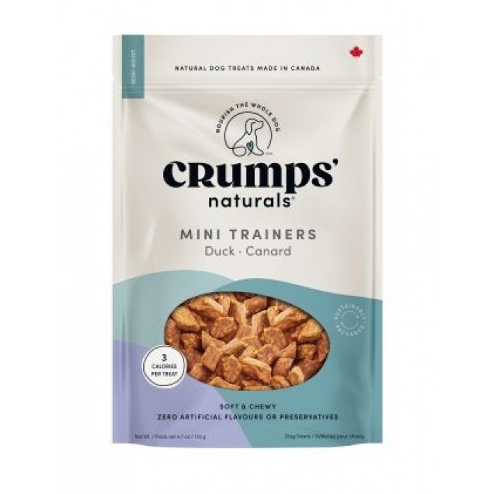 CRUMPS Mini-Bouchees Semi-Humide Canard 132g CRUMPS Mini-Bouchees Semi-Humide Canard 132g