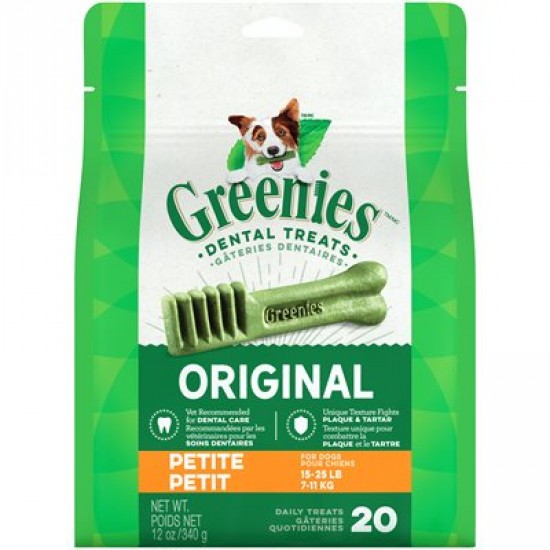 Greenies Dentaire Treat-Pak - Petite 12 oz / 20 unités