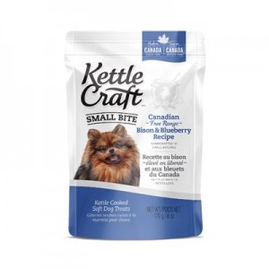 Kettle Craft Gâterie Petites Bouchées Bison & Bleuet 170g Kettle Craft Gâterie Petites Bouchées Bison & Bleuet 170g