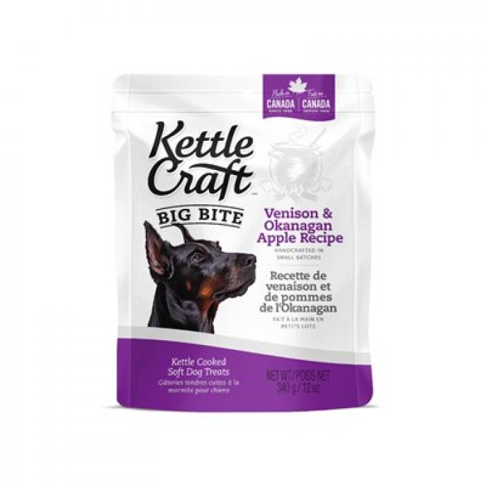 Kettle Craft Gâteries Grosses Bouchées Venaison & Pommes 340g Kettle Craft Gâteries Grosses Bouchées Venaison & Pommes 340g
