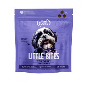 NUTRISOURCE Little Bites Gâteries Tendre à la Dinde 170g NUTRISOURCE Little Bites Gâteries Tendre à la Dinde 170g