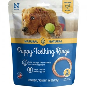 N-Bone Chiot Anneau Dentition Poulet (Paquet de 3)