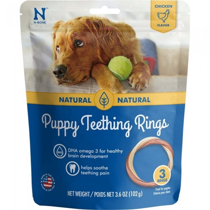 N-Bone Chiot Anneau Dentition Poulet (Paquet de 3) N-Bone Chiot Anneau Dentition Poulet (Paquet de 3)