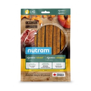 NUTRAM Digestive+ Dentaire Agneau Large 187g NUTRAM Digestive+ Dentaire Agneau Large 187g