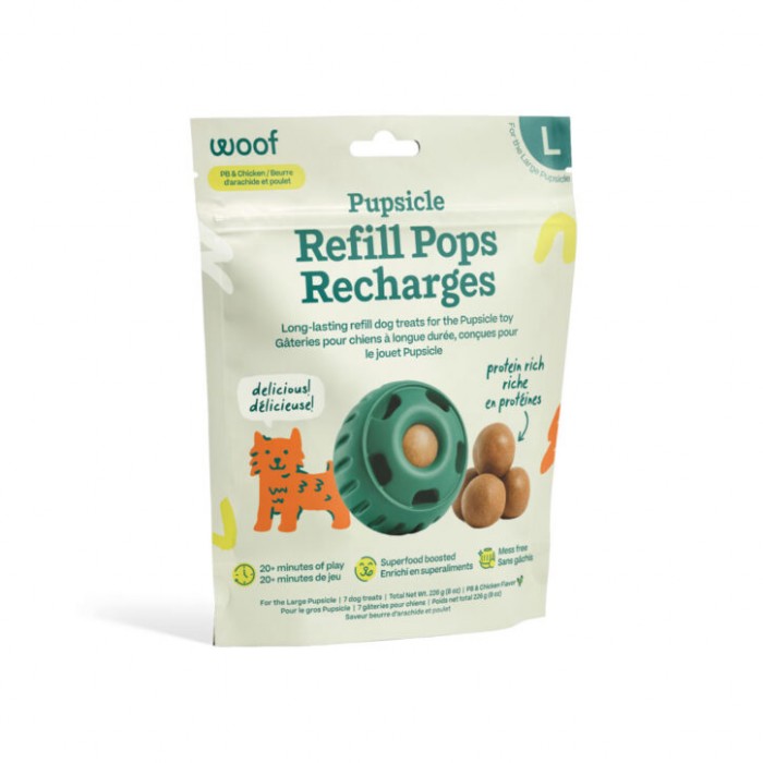 Recharge WOOF Pupsicle Poulet & Arachide L Recharge WOOF Pupsicle Poulet & Arachide L