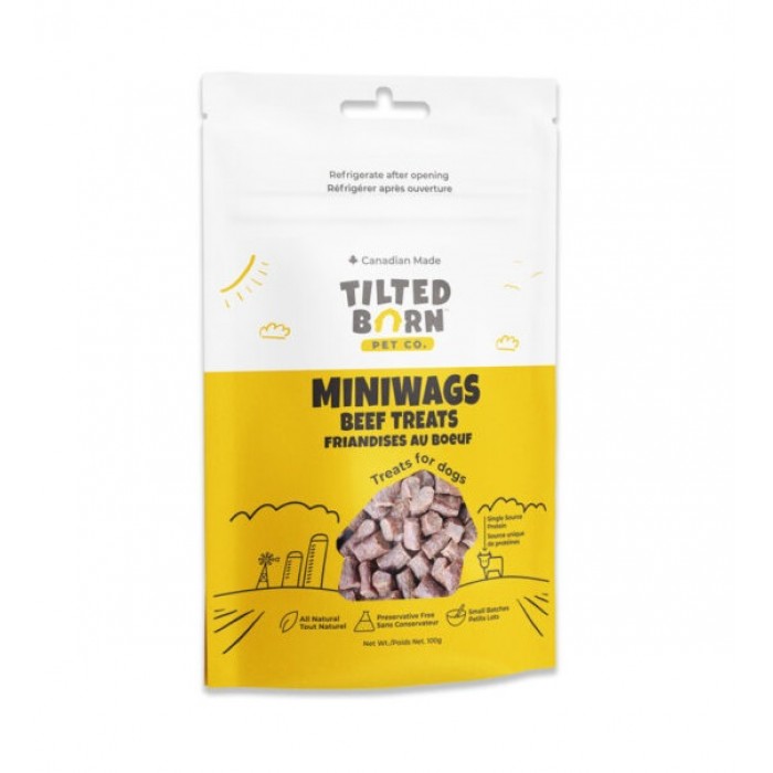 Tilted Barn Gâteries Minis Bouchées Bœuf 100g Tilted Barn Gâteries Minis Bouchées Bœuf 100g