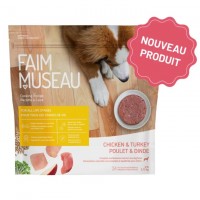 Faim Museau Cru Poulet & Dinde 6 lbs Faim Museau Cru Poulet & Dinde 6 lbs