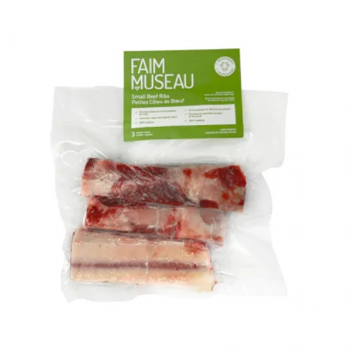 Faim Museau Cru Os Petite Cote Bœuf (Paquet de 3) Faim Museau Cru Os Petite Cote Bœuf (Paquet de 3)